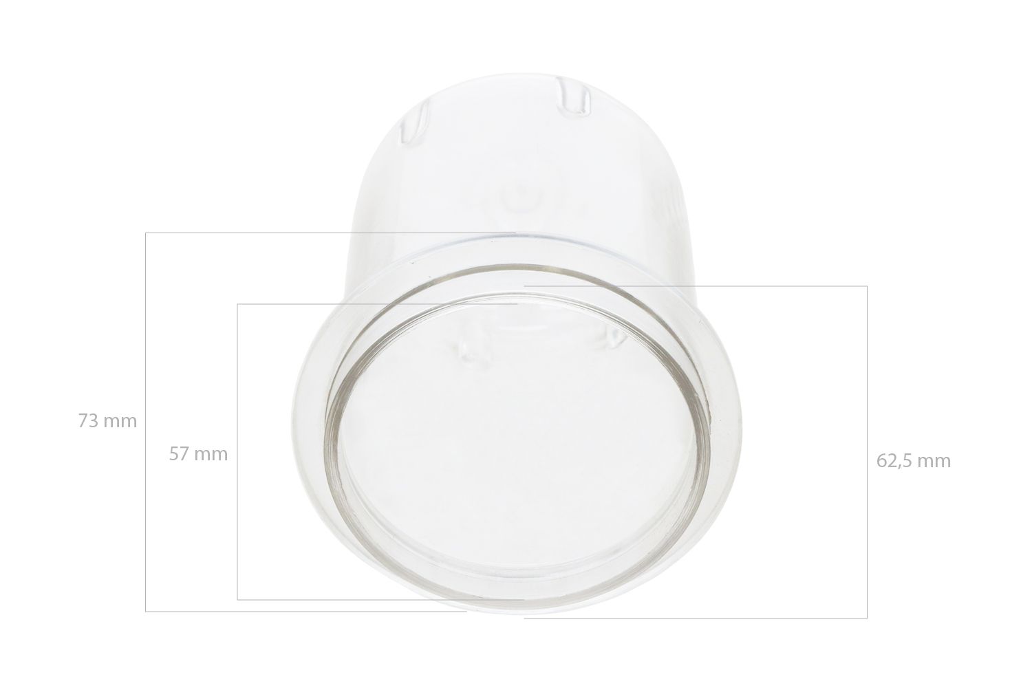 Schauglas für Kraftstofffilter Iseki