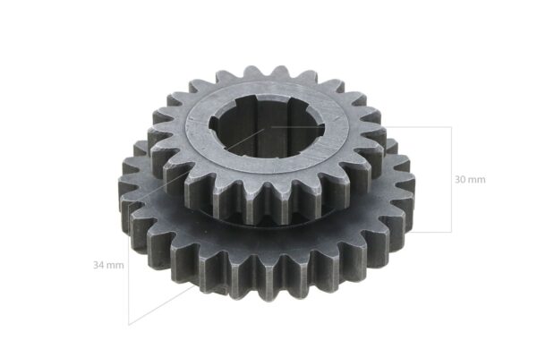 Zahnrad Iseki TX-, TU-Serie 22ZX28Z 6 zähne, Bolens, White, Massey Ferguson, – Bild 2