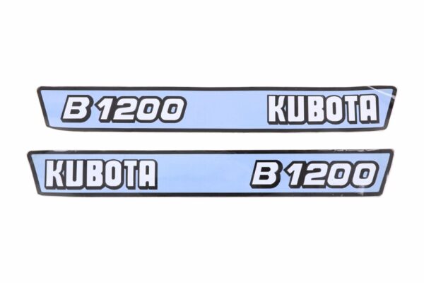 Aufklebersatz Motorhaube Kubota B1200