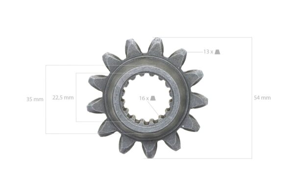 Zahnrad 13TX16T
