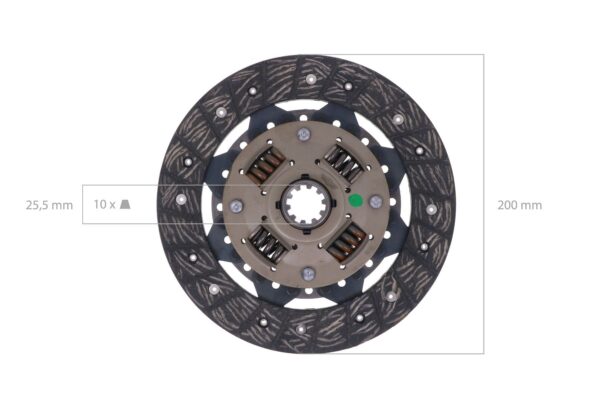 Kupplungssatz Hinomoto CX16, CX18, CX19 – Bild 5