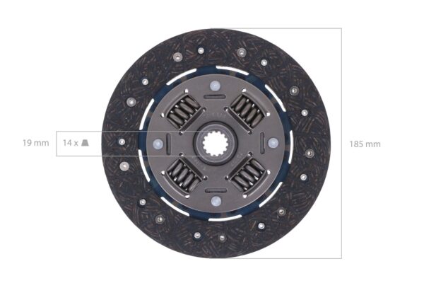 Kupplungssatz Kubota B1-10, B4200, B5000, B5001, B5100, B5200, B6000, B6001, B6100, B6200, B7000, B7001, B7100 – Bild 4
