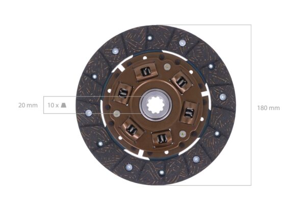 Kupplungssatz Mitsubishi D, MT, MTE, Satoh ST, Kumiai – Bild 5