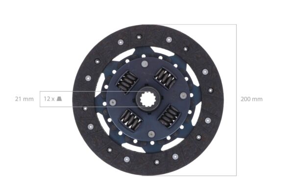 Kupplungssatz Mitsubishi MT1801, MT2001, MT2201, MTE2000, MT210, MT250 – Bild 5