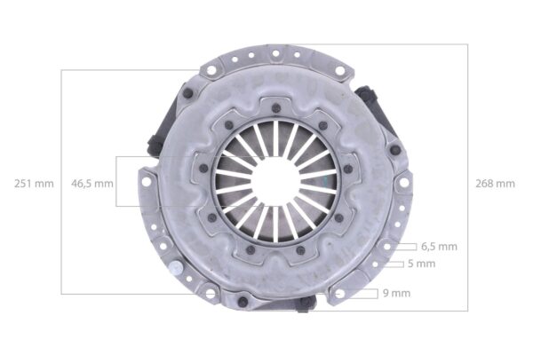 Kupplungssatz Yanmar YM336, YM2610, YM2620, YM2820, YM3110, YM3220, YM3810, F255, F265, FX26, FX28, FX32, FX255, FX265, – Bild 2