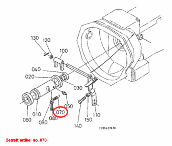 Feder für Drucklager Kubota B-, F-Types, Zen Noh ZB-Types, – Bild 2