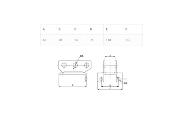 Kubota Oberlenkerhalter B-Serie, B1-Serie – Bild 3