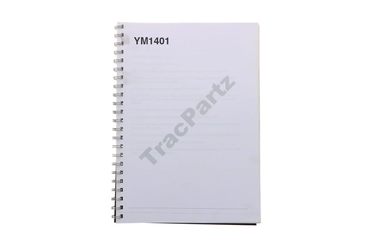 Gebrauchsanweisung Yanmar YM1401 (english)