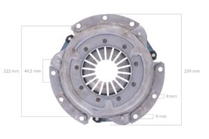 Kupplungsdruckplatte Iseki Sial, TF, TU, 3015, 3020, Kubota, Aste, B-1, B-serie, Hinomoto C, CX, Mitsubishi, D1300, D1500, Shibaura, Ransomes, usw.