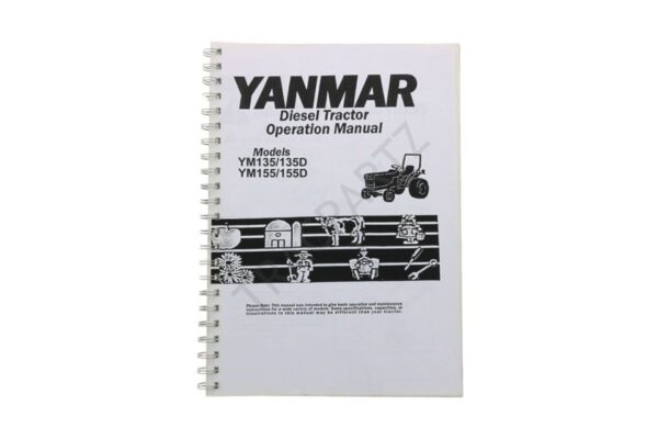 Yanmar YM135, YM155 Teilekatalog mit technische Zeignungen