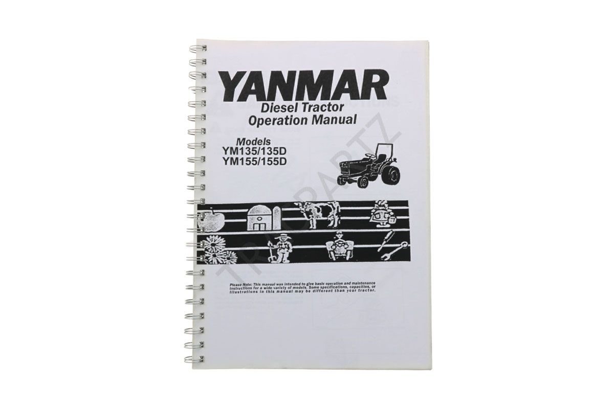 Yanmar YM135, YM155 Teilekatalog mit technische Zeignungen