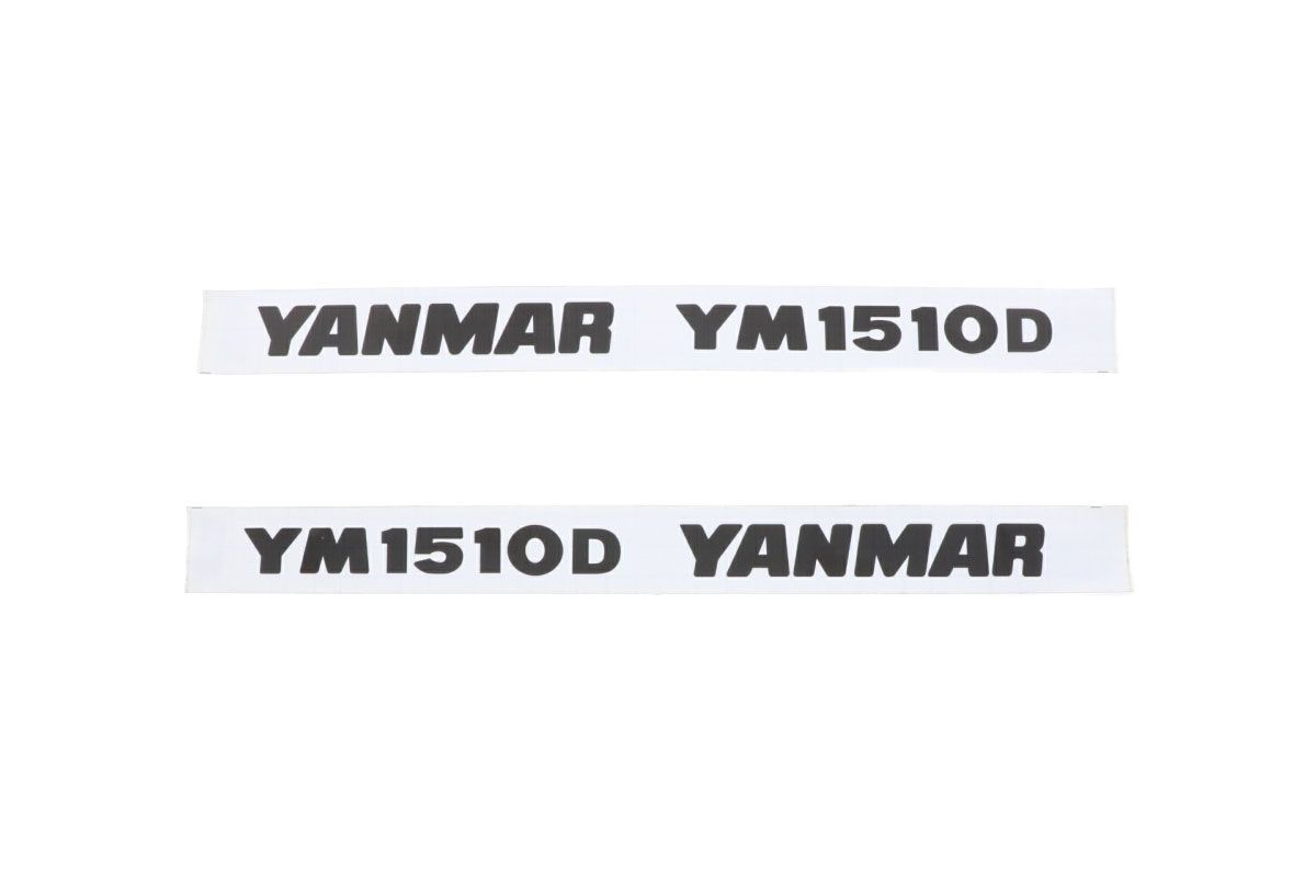 Aufklebersatz Motorhaube Yanmar YM1510
