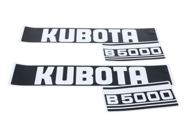 Aufklebersatz Motorhaube Kubota B5000