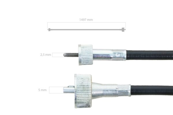 Tachowelle Iseki TF-, TH-, TM-, TS-Types, Massey Ferguson 1210, 1220, 1225, 1230, 1233, 1235, 1519, 1520, 1523, 1525, 1526, 1528, 1531, 1533, Bolens, Usw., – Bild 4