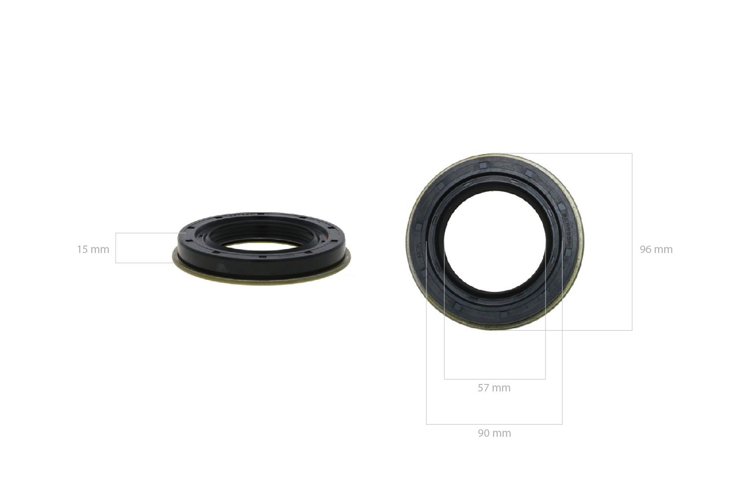 Druckwellendichtung (hinten) Kubota B-Typen,