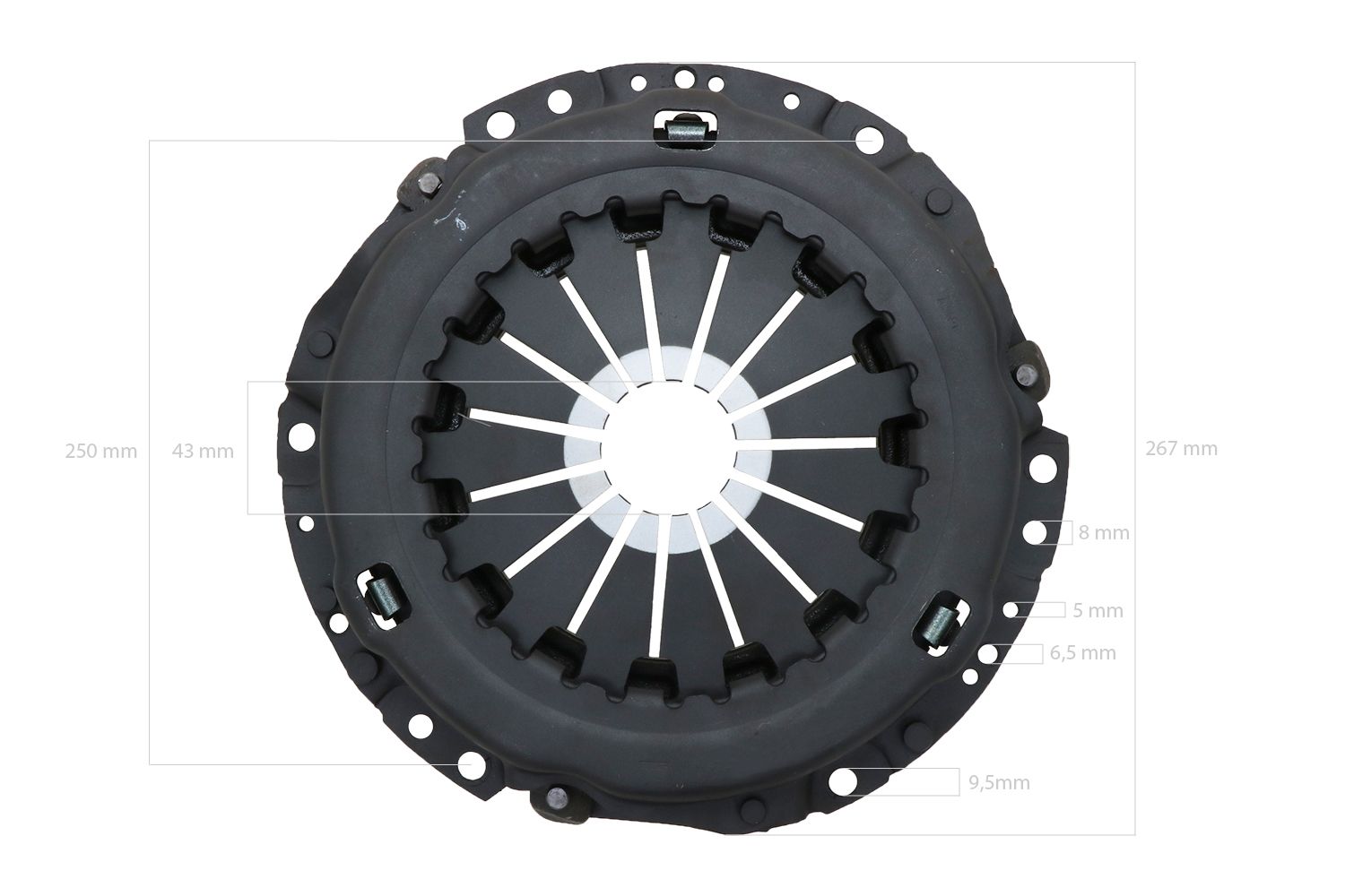 Kubota Kupplungs-Druckplatte SATURN X20, X24, L2201, L1802, L2002, L2202, L2402, L245