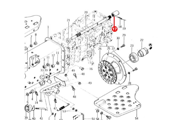 Kupplungsdose (Eingangswelle) Iseki TU-, TX-Typen, Bolens, Massey Ferguson, White, – Bild 3