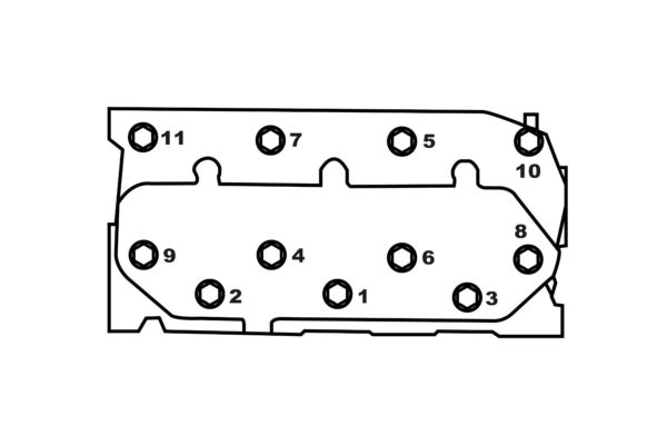 Kopfdichtung Mitsubishi L3E, L3E2, MVL3E, Captain, Startrac, Usw., – Bild 3
