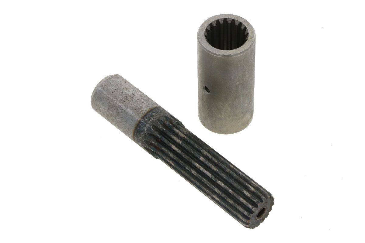 Keilwelle + Buchse (lange) Kubota L48, L02-Typen, M-Typen, MX-Typen