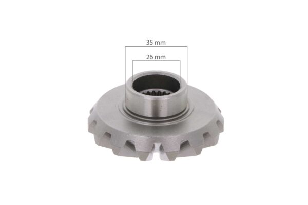 Zahnrad 4WD 15Tx24T Kubota, L-, L1- Typen, Polytrac 40,42,45, – Bild 3