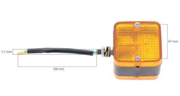Satz Blinkleuchte universell 58 x 58mm – Bild 2