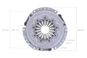 Kupplungs-Druckplatte Yanmar F-, FX-, YM-Types, Iseki SF-, TF-, TM-Types, Hinomoto Massey Ferguson, John Deere, Etc.,