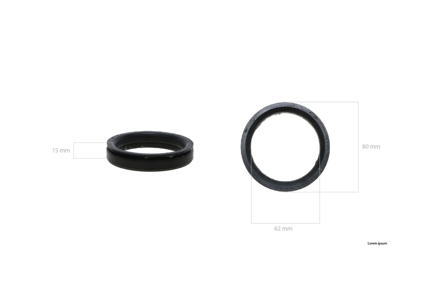 Wellendichtring Achsschenkel Kubota A, B, GB, GL, GB, GT, KB, KL, KT, Hinomoto CX, CTX, Iseki SF, TF, TH, TLE, TM, 3125, 3130, 3130, 3135, Massey Ferguson 1210, 1220, 1230, 1235