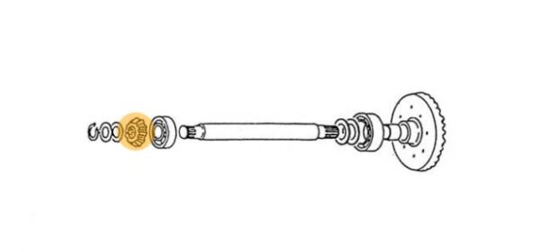 Getriebe Vorderachse 4WD Yanmar YM1500 – Bild 3