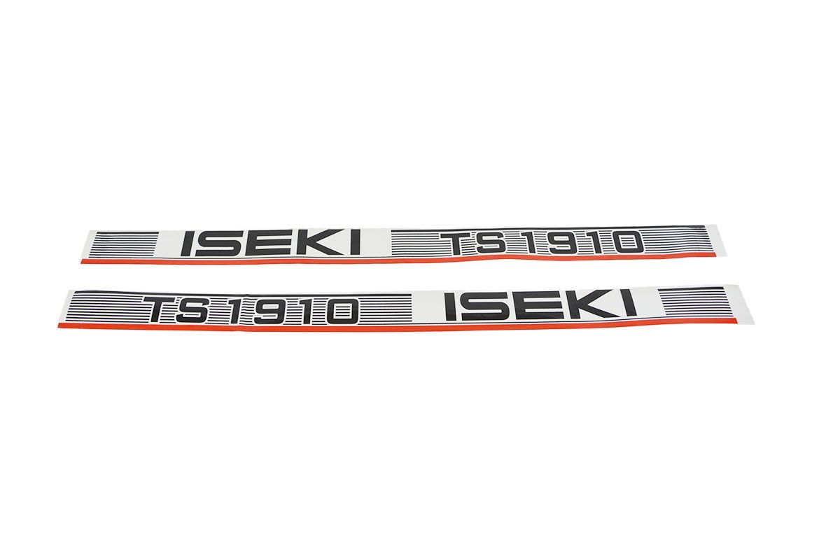 Aufklebersatz Motorhaube Iseki TS1910