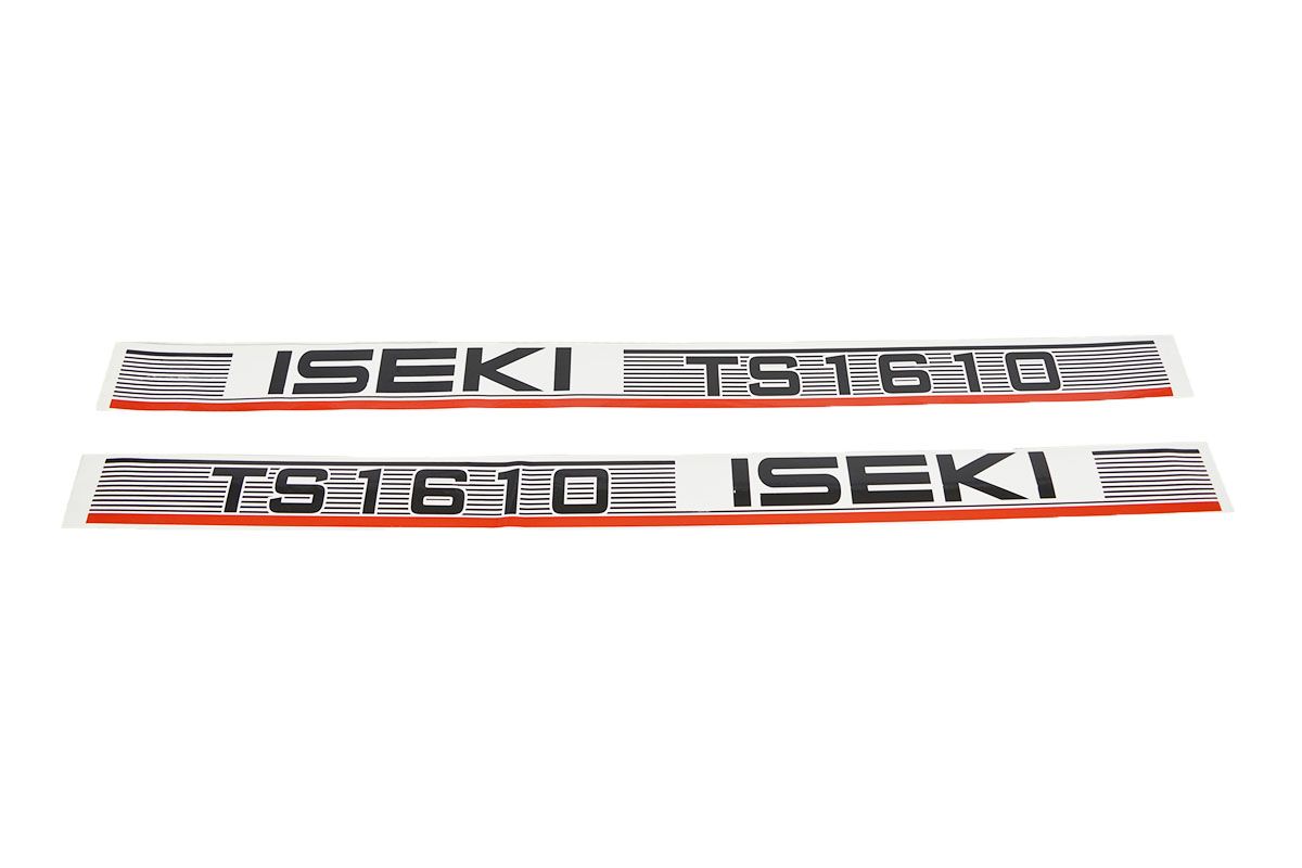 Iseki Aufklebersatz Motorhaube TS1610