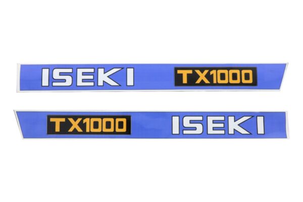 Aufklebersatz Motorhaube Iseki TX1000