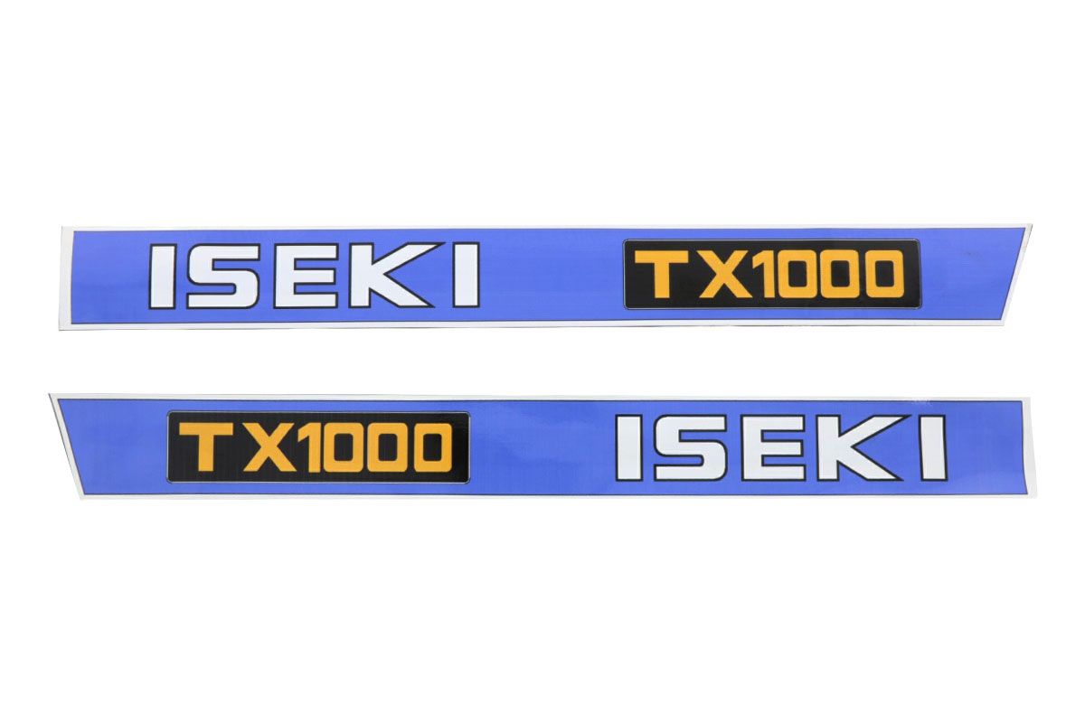 Aufklebersatz Motorhaube Iseki TX1000