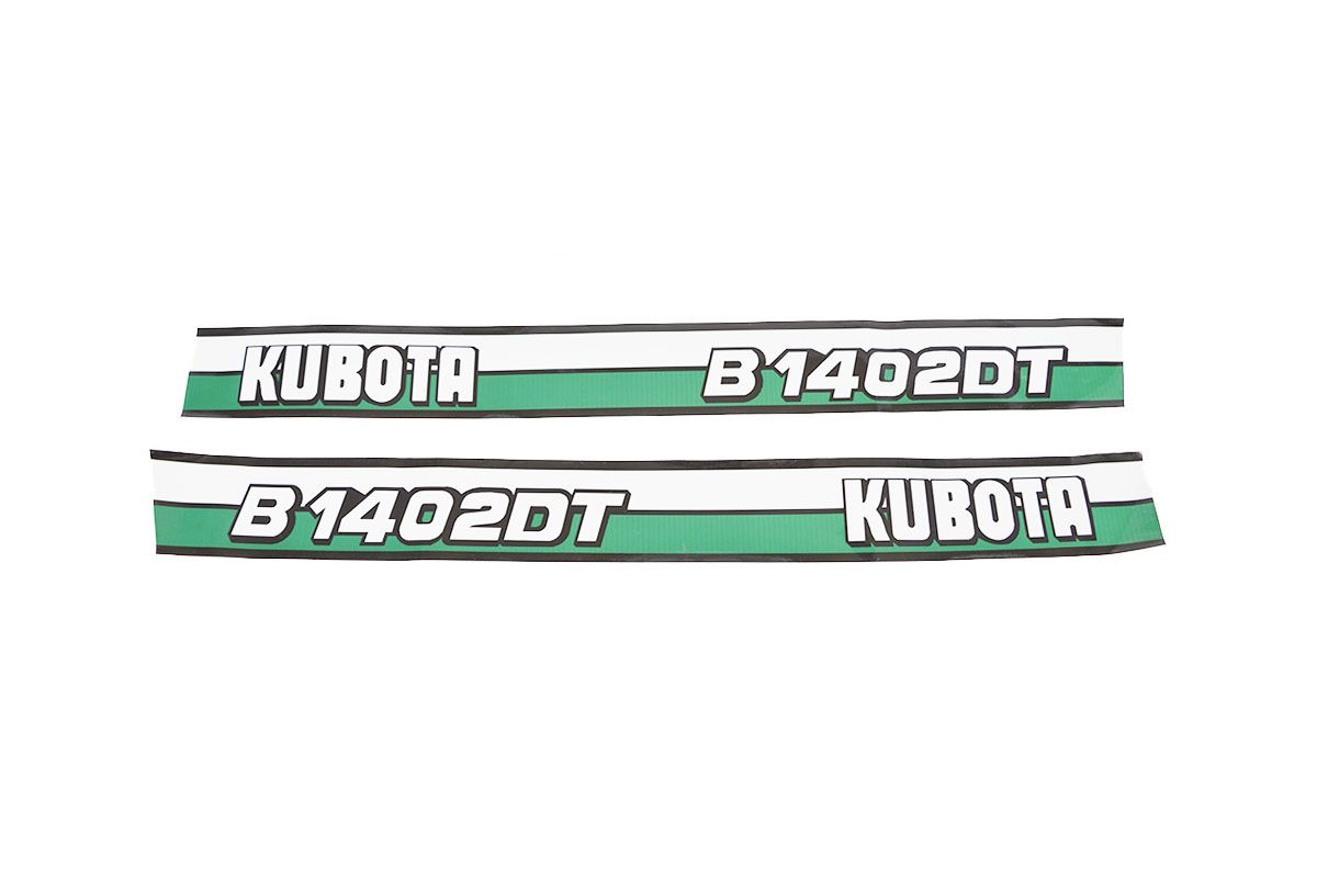 Aufklebersatz Motorhaube Kubota B1402