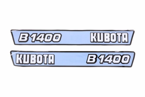 Aufklebersatz Motorhaube Kubota B1400