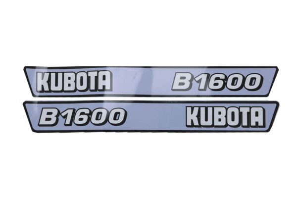 Aufklebersatz Motorhaube Kubota B1600