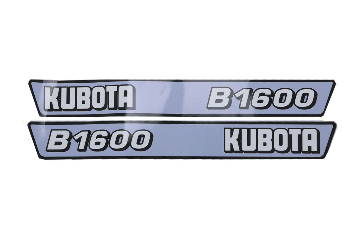 Aufklebersatz Motorhaube Kubota B1600
