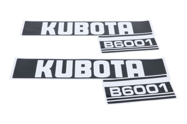 Kubota Aufklebersatz Motorhaube B6001