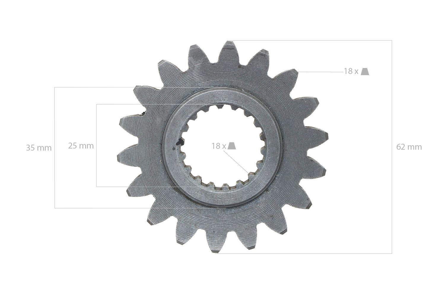 Zapfwellengetriebe Kubota B7001