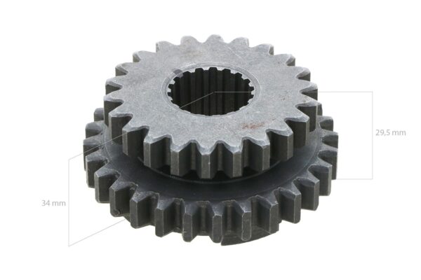 Zahnrad Kubota 22TX28T 18 splines – Bild 2