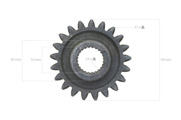 Zahnrad 21TX24T