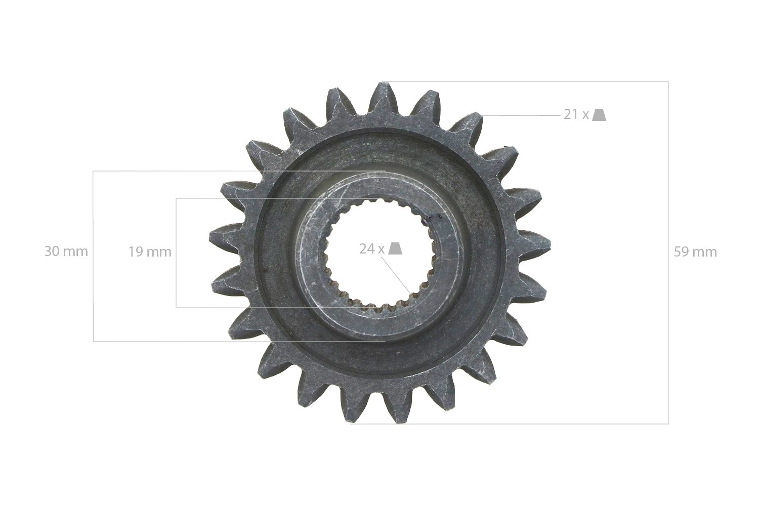 Zahnrad 21TX24T