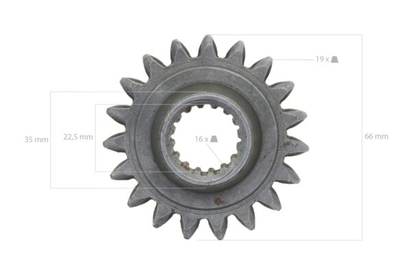 Zahnrad 19TX16T