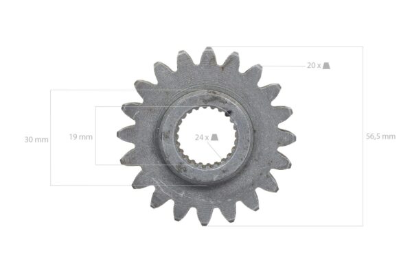 Zahnrad 20TX24T