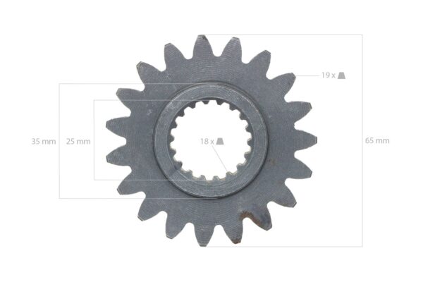 Zahnrad 19TX18T – Bild 2
