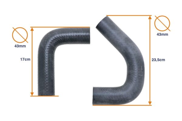 Kühlwasserschlauch Satz Kubota B7000, B7001, Zen Noh – Bild 2