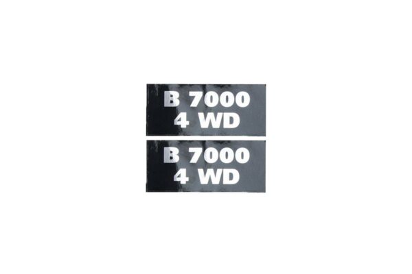 Kubota B7000 4WD Aufkleber