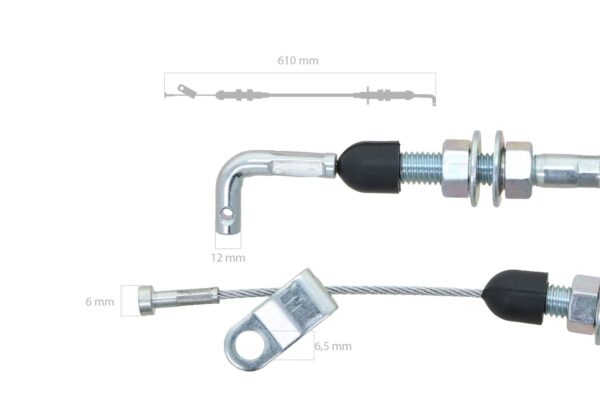 Handgaszug Iseki TA-Typen, 5035, 5040, – Bild 2