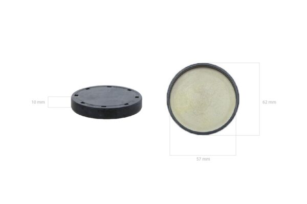 Verschlusskappe Vorderachse Iseki TA, 50-serie, 51-Serie, 62mm – Bild 4