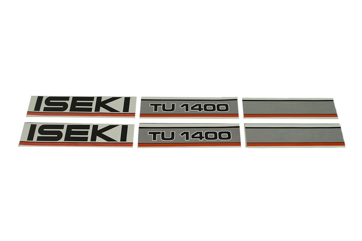 Aufklebersatz Motorhaube Iseki TU1400