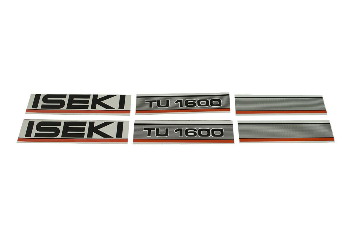 Aufklebersatz Motorhaube Iseki TU1600